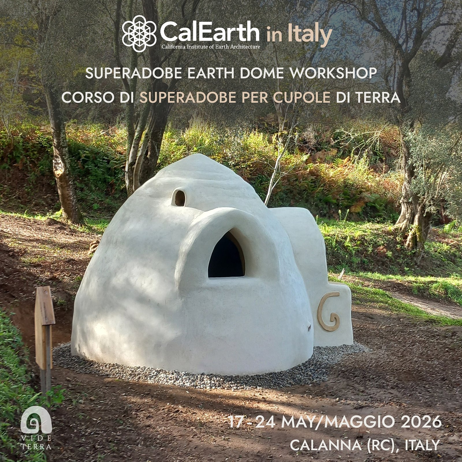 videterra superadobe calearth workshop