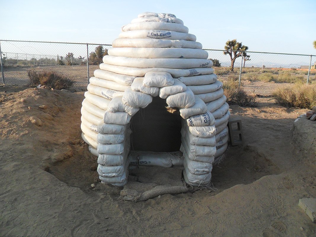 superadobe emergency dome