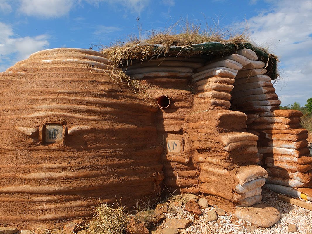 superadobe double dome