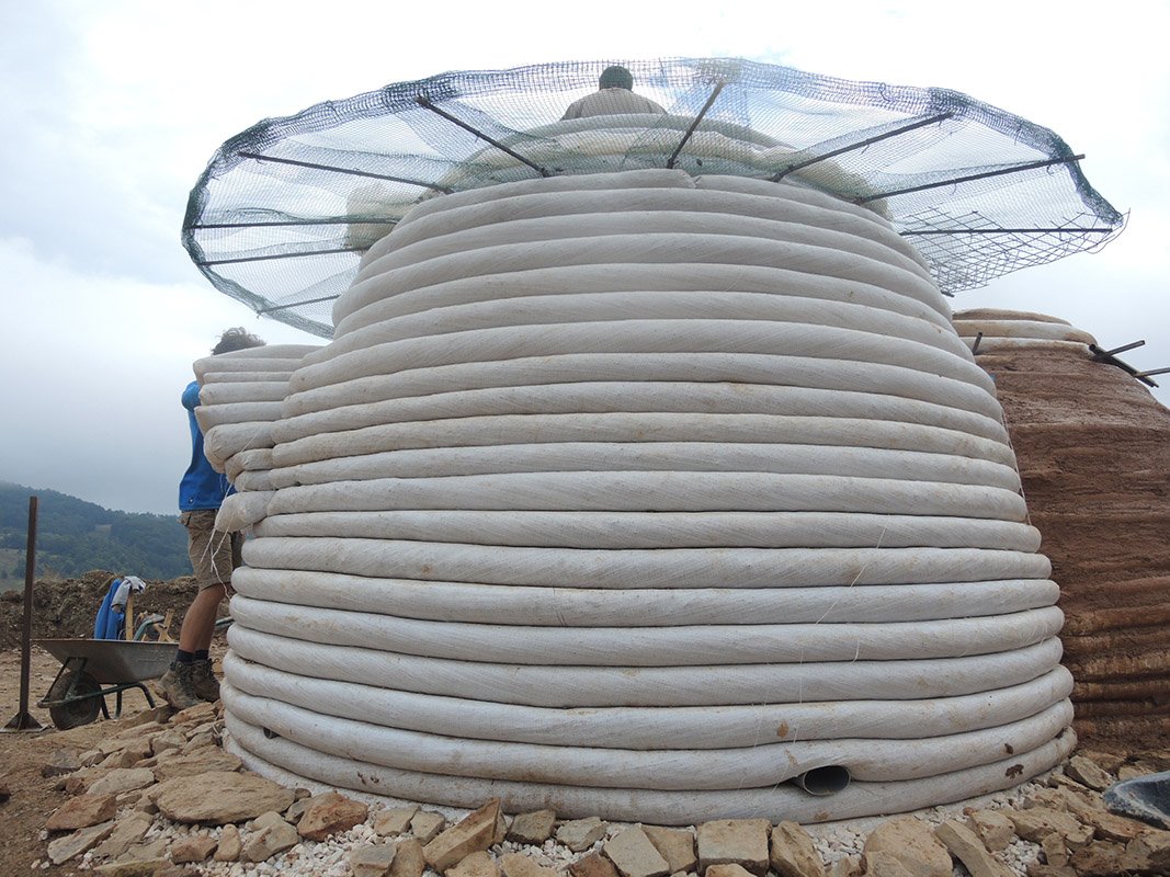 superadobe double dome