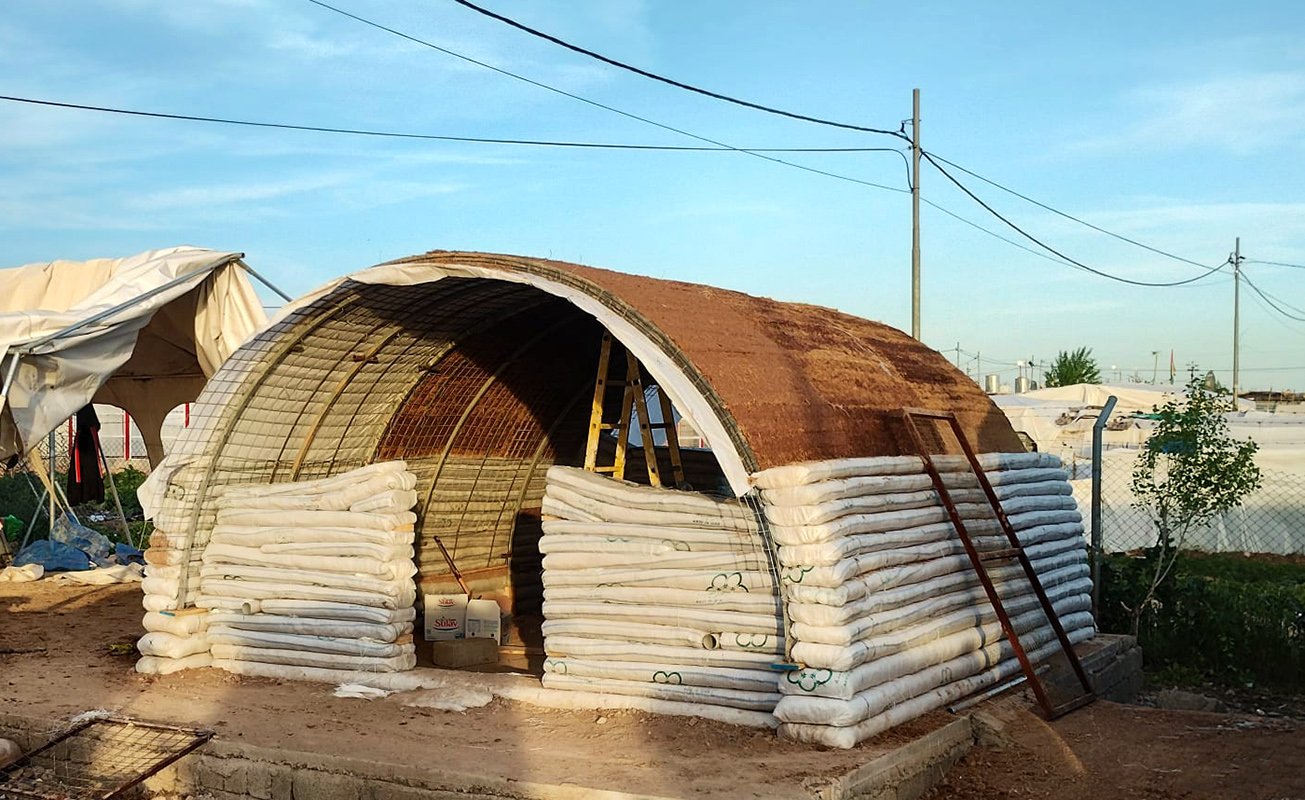 superadobe emergency vault