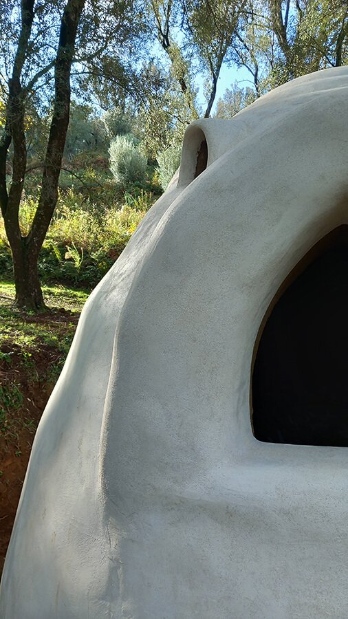 earth dome in the forest