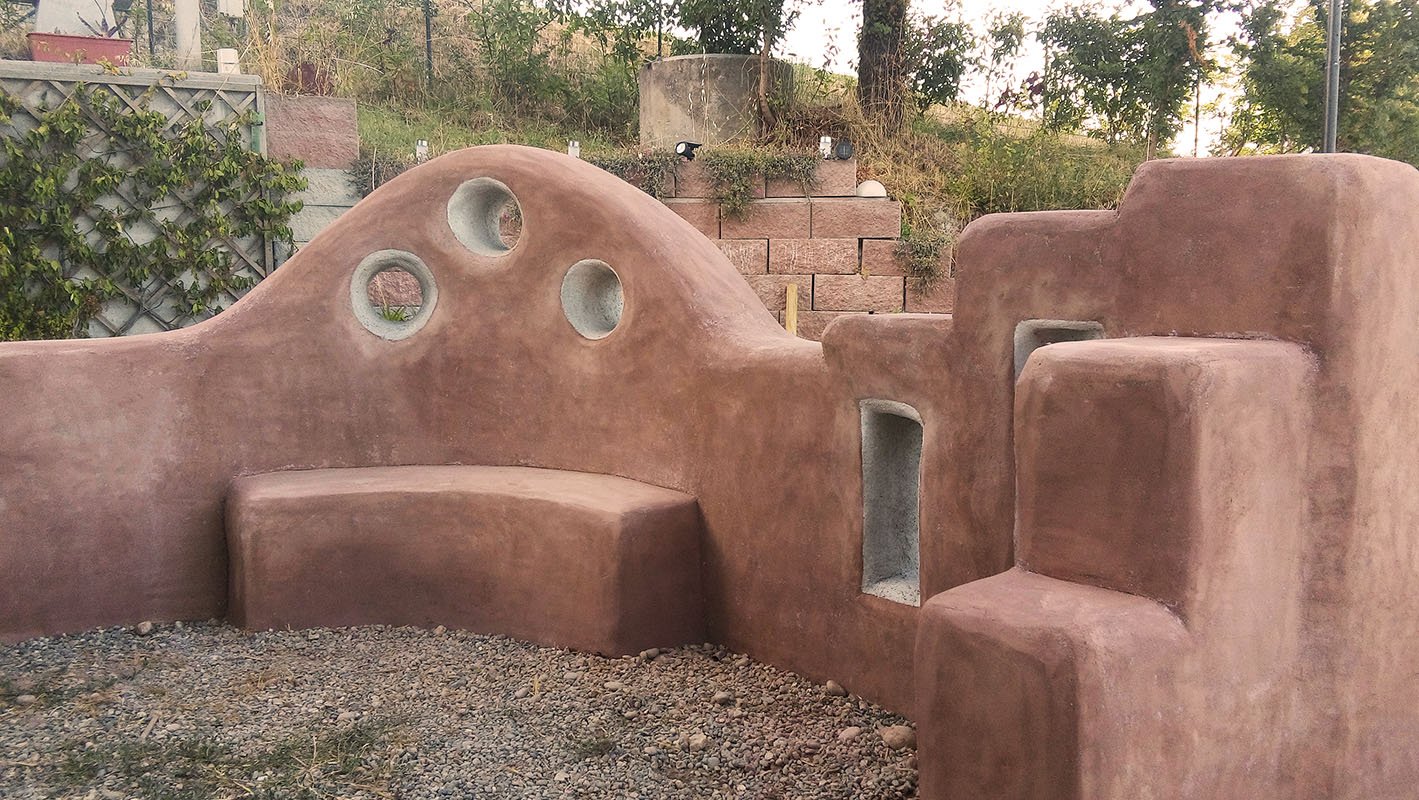 superadobe earthbag garden design